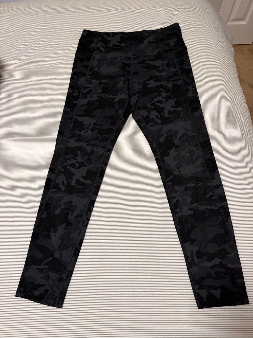 Tuff Athletics Black Camo Leggings